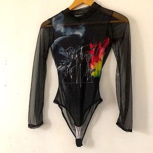 See through bodysuit - Graphic Pink Floyd